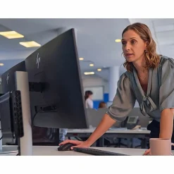 HP EliteDesk 8 G1i Desktop Computer, Intel Core Ultra 5 235T, 16 GB, 256 GB PCI Express NVMe SSD, Mini PC, Black, D32NDUTABA