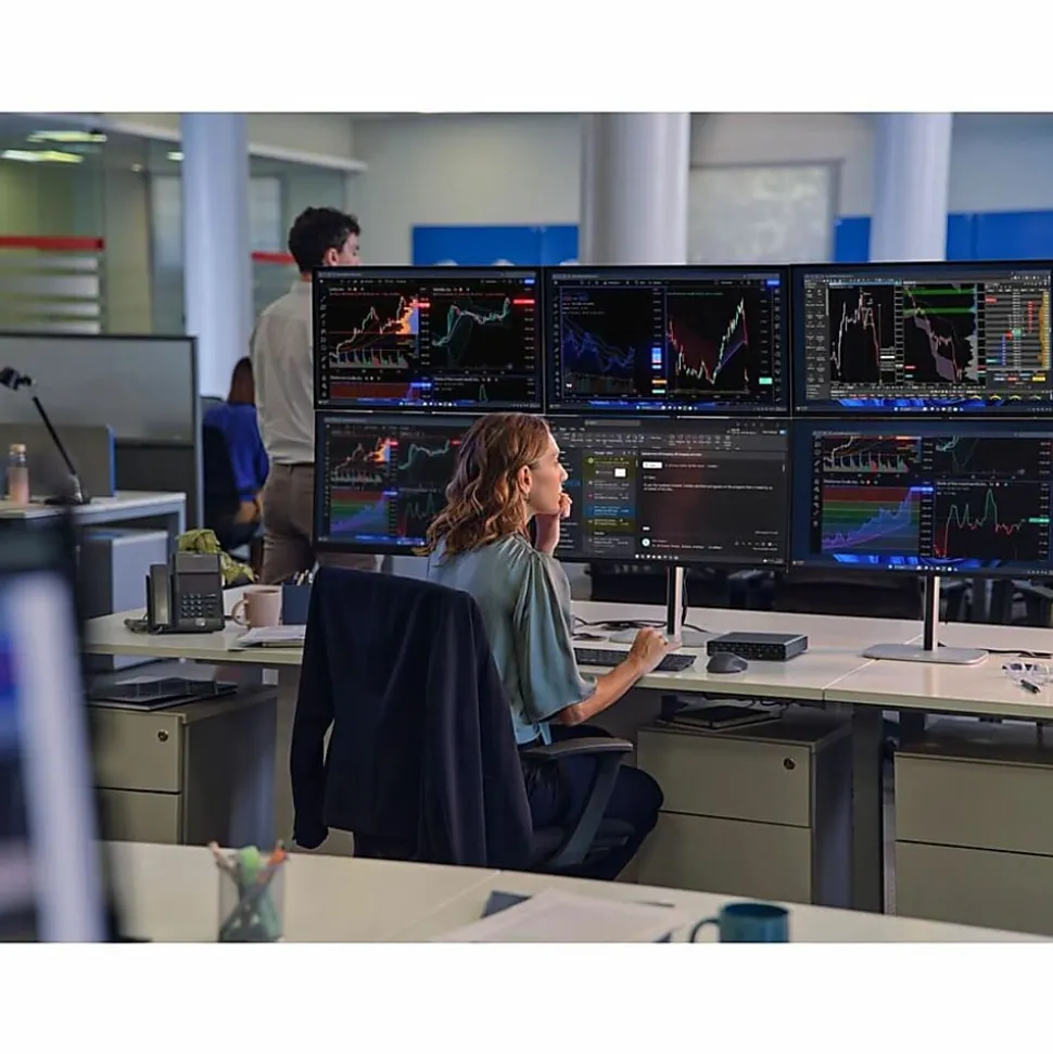 HP EliteDesk 8 G1i Desktop Computer, Intel Core Ultra 7 265T, vPro Technology, 16 GB, 512 GB SSD, Desktop Mini, Jack Black, BQ4B9UTABA