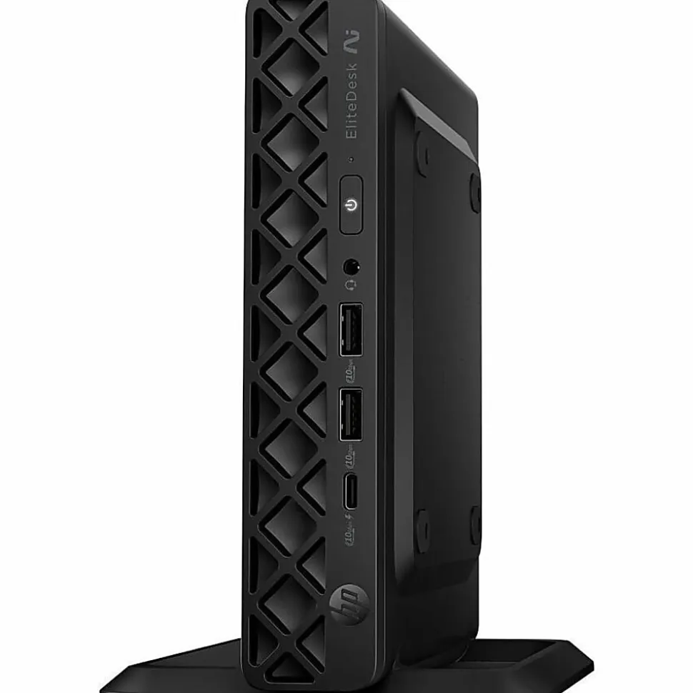 HP EliteDesk 8 G2i Next Gen AI PC, Mini Core Ultra 7, vPro, 32 GB, SSD 512 GB, Win 10 Pro, Jack Black, Smart Buy, with HP Wolf Pro Security Edition