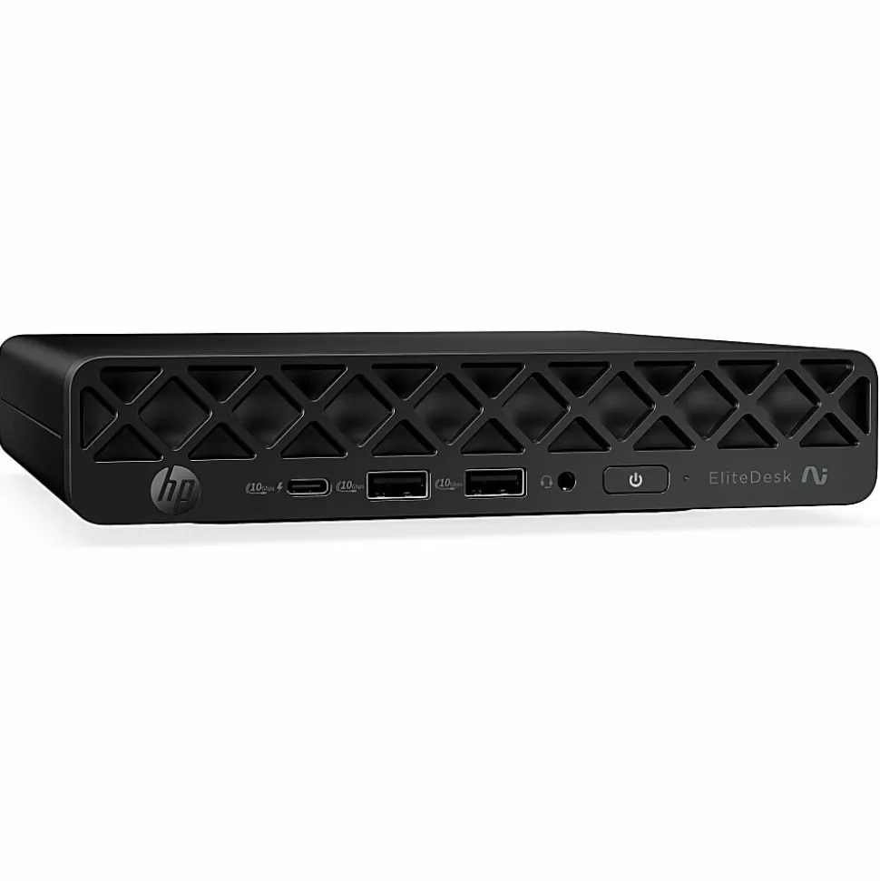 HP EliteDesk 8 G2i Next Gen AI PC, Mini Core Ultra 7, vPro, 32 GB, SSD 512 GB, Win 10 Pro, Jack Black, Smart Buy, with HP Wolf Pro Security Edition