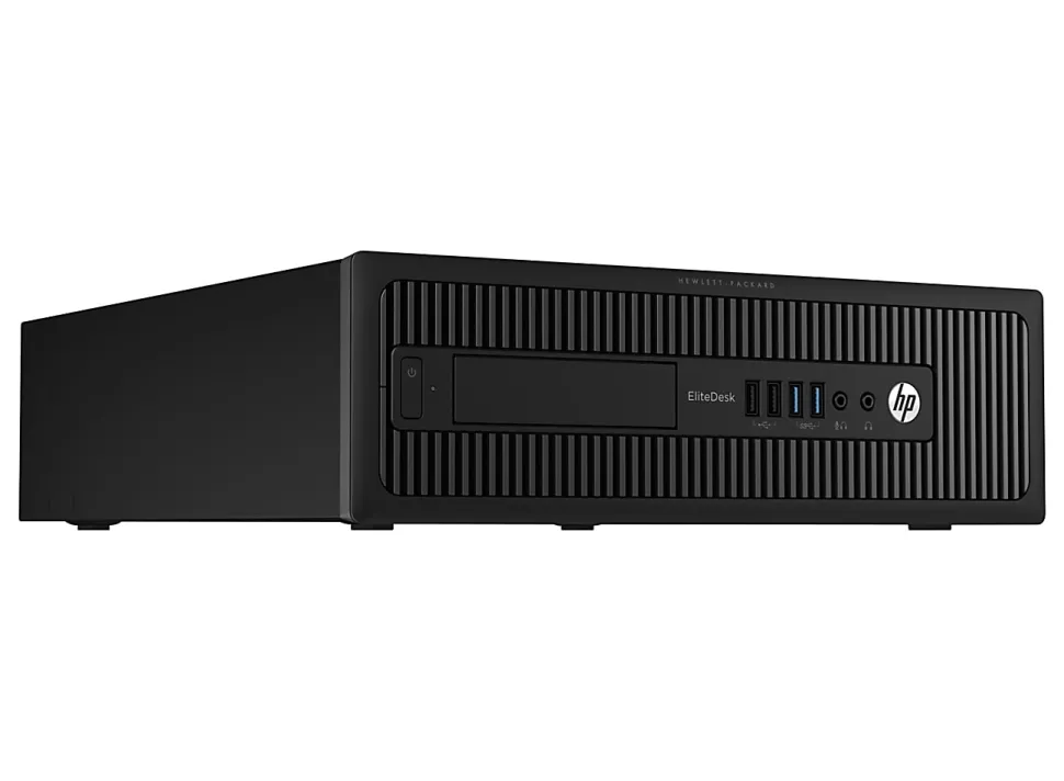 HP EliteDesk 800 G1 SFF Refurbished Desktop PC, Intel® Core™ i3, 8GB Memory, 120GB Solid State Drive, Windows® 10, RF610299