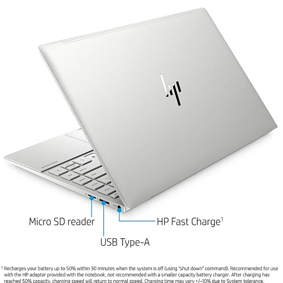 HP ENVY 13-ba0025od Laptop, 13.3" Screen, Intel® Core™ i5, 8GB Memory, 256GB Solid State Drive, Wi-Fi 6, Windows® 10 Pro, 9ZH58UA#ABA