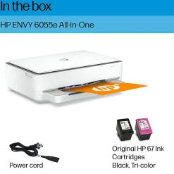HP ENVY 6055e Wireless All-in-One Color Printer with 3 months Free Instant Ink with HP+ (223N1A)