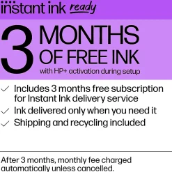 HP ENVY 6055e Wireless All-in-One Color Printer with 3 months Free Instant Ink with HP+ (223N1A)