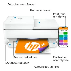 HP ENVY 6455e Wireless All-in-One Color Printer with 3 months Free Instant Ink with HP+ (223R1A)
