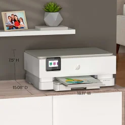 HP Envy Inspire 7255e Wireless Color Inkjet Printer, prints, scans, copies, duplex, great for home, 3-mo free Instant Ink, AI-enabled (1W2Y9A)