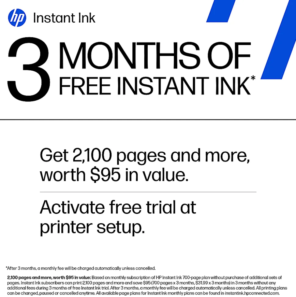 HP Envy Photo 7975 Wireless Color Inkjet Photo Printer, Print, scan, copy, Duplex printing best for home, 3 months of free Instant Ink, AI-enabled