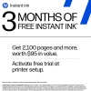 HP Envy 6555 Wireless All-in-One Color Inkjet Printer, Print/Scan/Copy, Duplex Printing, 3 Months of free Instant Ink
