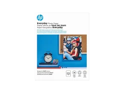 HP Everyday Photo Paper for Inkjet Printers, Glossy, Letter Size (8 1/2