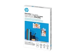 HP Everyday Photo Paper for Inkjet Printers, Glossy, 4" x 6", 53 Lb, Pack Of 100 Sheets (CR759A)