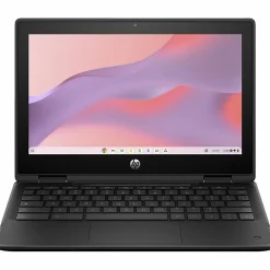 HP Fortis Flip G1m 11.6" Touchscreen Convertible 2 in 1 Chromebook, HD, 60 Hz, Octa-core (ARM Cortex A76 + Cortex A55), 4 GB, Jet Black,BV0X7UTABA