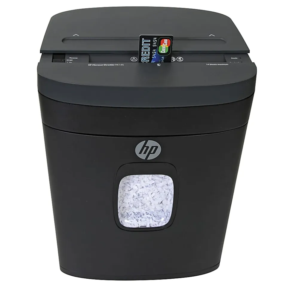 HP HP-MC145 14-Sheet Microcut Shredder, 91043P
