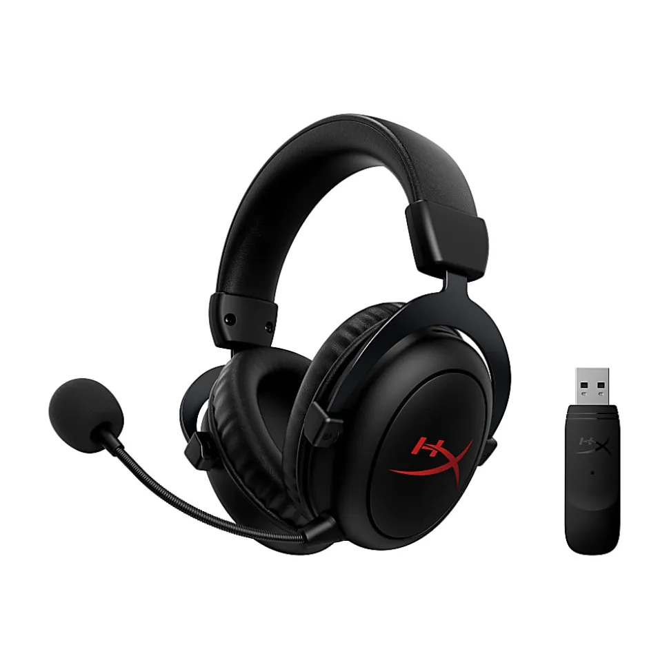 HP HyperX Cloud Core Wireless Gaming Headset, Black, 4P5D5AA