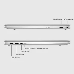 HP 17.3" Laptop, Open Box, AMD Ryzen 3, AI Enabled, 8GB RAM, 256GB Solid State Drive, Wi-Fi 6, Windows® 11 Home (17-cp2134od)