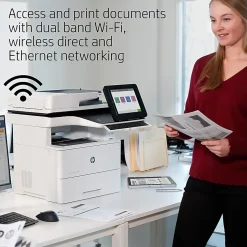 HP LaserJet Enterprise Flow MFP M528z Laser Monochrome Printer