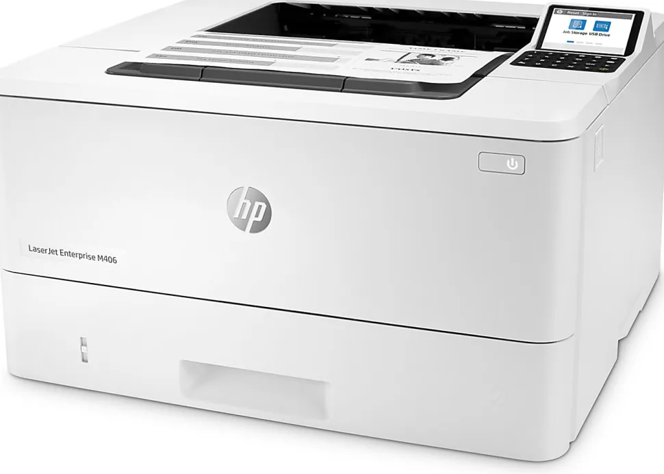 HP LaserJet Enterprise M406dn Laser Monochrome Printer