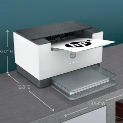 HP LaserJet M209dwe Wireless Laser Monochrome Printer with HP+ (6GW62E)