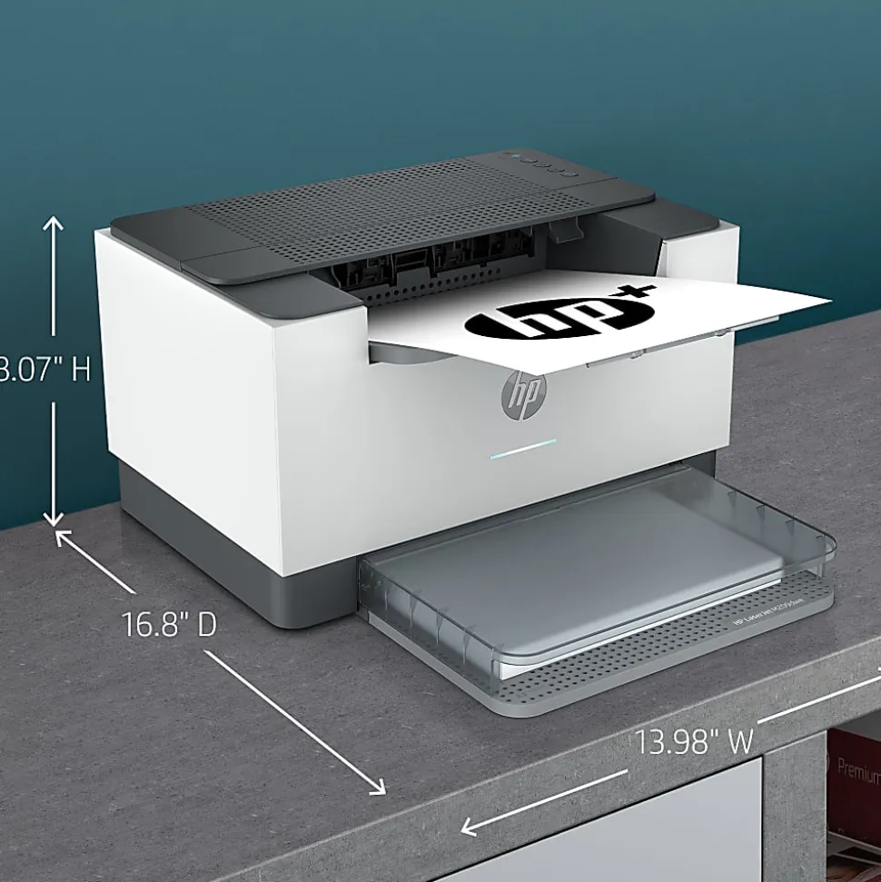 HP LaserJet M209dwe Wireless Laser Monochrome Printer with HP+ (6GW62E)
