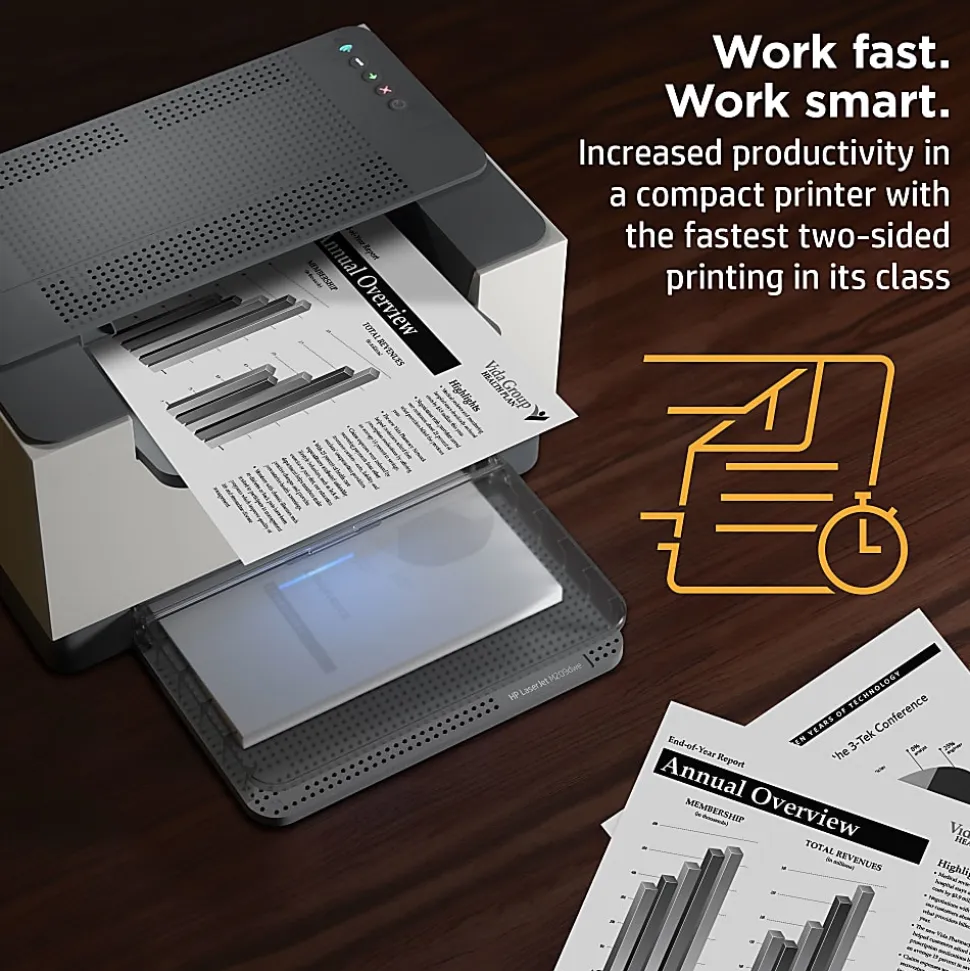 HP LaserJet M209dwe Wireless Laser Monochrome Printer with HP+ (6GW62E)