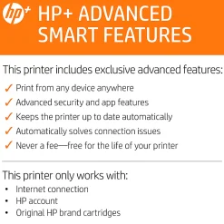 HP LaserJet M209dwe Wireless Laser Monochrome Printer with HP+ (6GW62E)