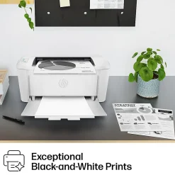 HP LaserJet M110w Wireless Printer, Print, Fast speeds, Easy setup, Mobile printing, Best for home office and small business, AI-enabled