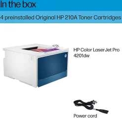 HP LaserJet Pro 4201dw Wireless Laser Color Printer (4RA86F)