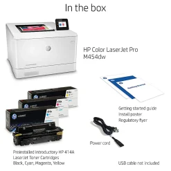 HP LaserJet Pro M454dw Wireless Laser Color Printer