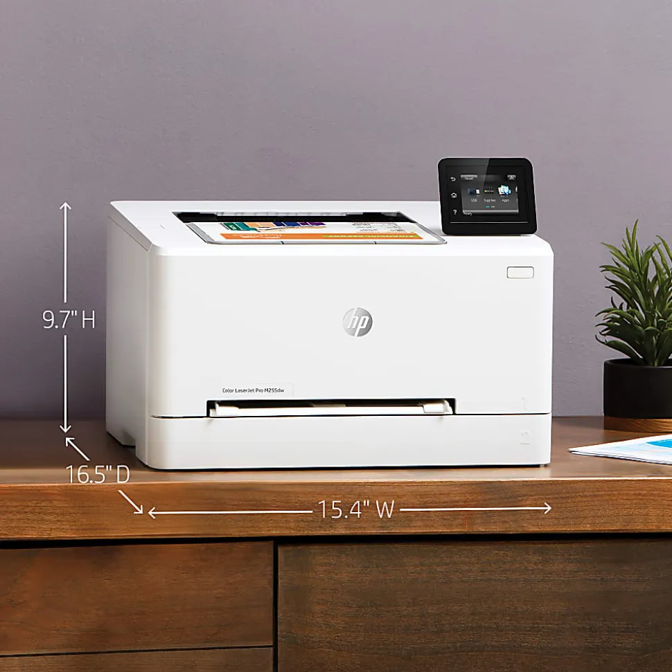 HP LaserJet Pro M255dw Wireless Laser Color Printer