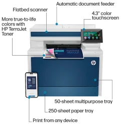 HP LaserJet Pro MFP 4301fdn All-In-One Laser Color Printer (4RA81F)