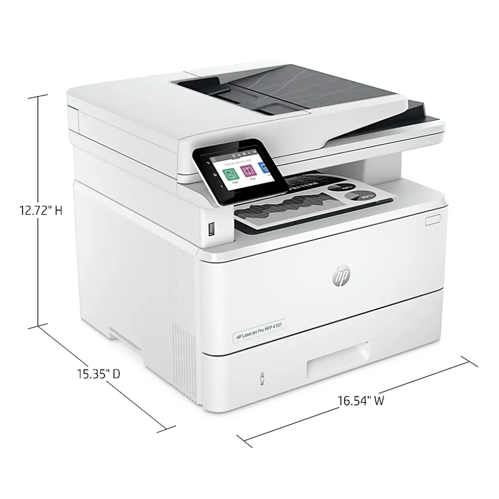 HP LaserJet Pro MFP 4101fdn Laser All-in-One Monochrome Printer