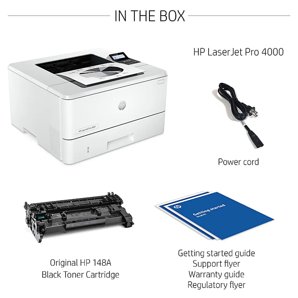 HP LaserJet Pro 4001n Laser Monochrome Printer