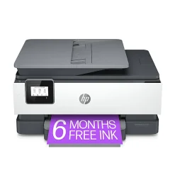HP OfficeJet 8015e Wireless All-in-One Printer with 6 Months of Free Instant Ink with HP+ (228F5A)