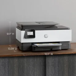 HP OfficeJet 8015e Wireless All-in-One Printer with 6 Months of Free Instant Ink with HP+ (228F5A)