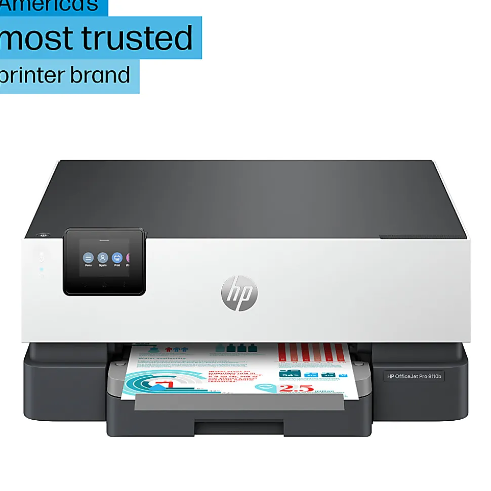 HP OfficeJet Pro 9110b Wireless Printer with 3 Months of Free Instant Ink with HP+ (5A0S1A)