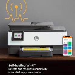 HP OfficeJet Pro 8035e Wireless Inkjet All-In-One Color Printer (Basalt) With HP+ (1L0H6A)