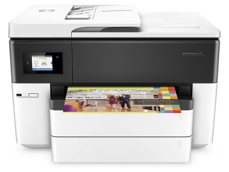 HP OfficeJet Pro 7740 Wide-Format Wireless Inkjet All-In-One Color Printer
