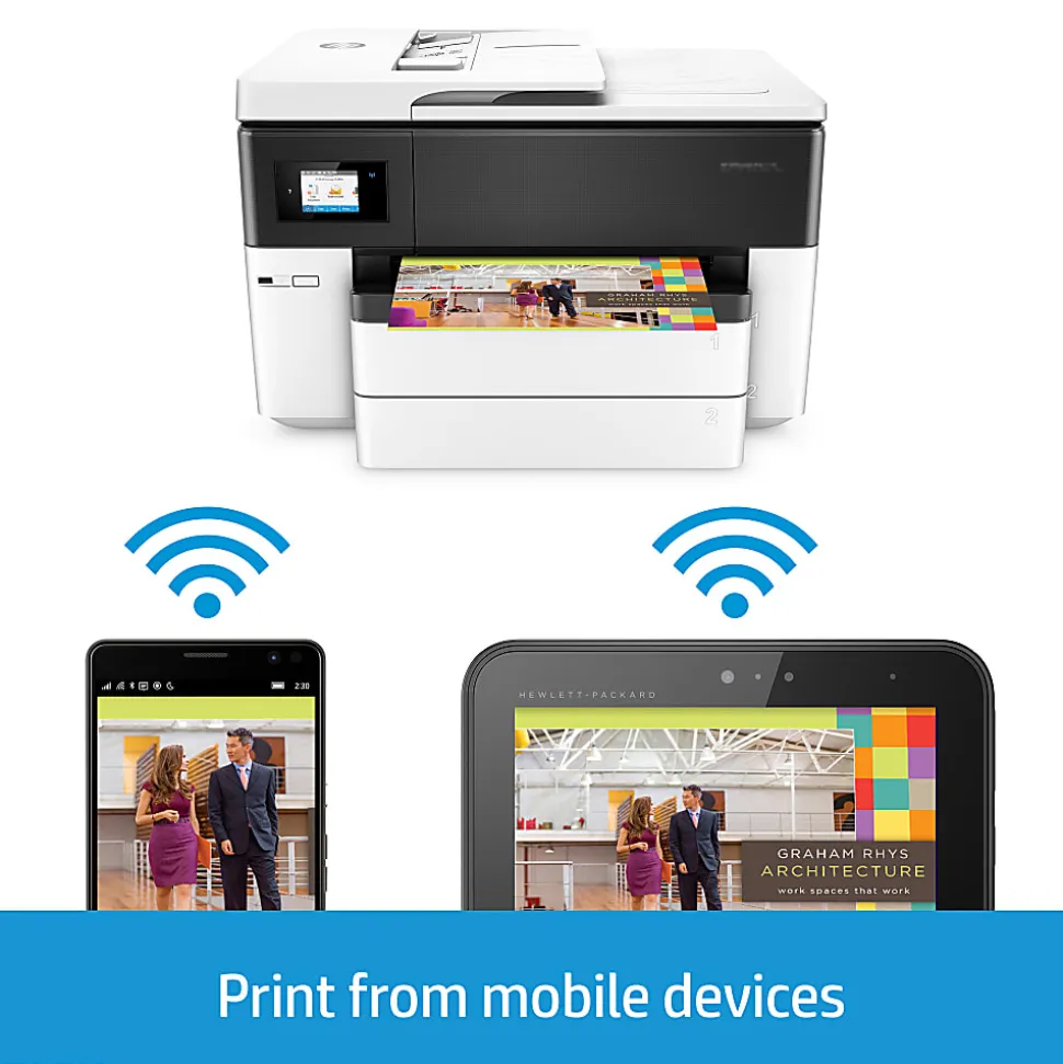 HP OfficeJet Pro 7740 Wide-Format Wireless Inkjet All-In-One Color Printer