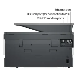 HP OfficeJet Pro 9125 Wireless All-in-One Color Inkjet Printer, print, scan, copy, fax, ADF, Duplex print/scan, 3 months free Instant Ink, AI-capable