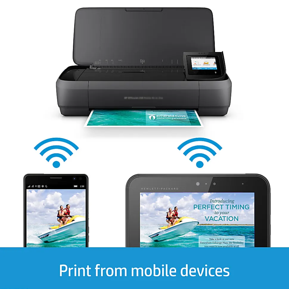 HP OfficeJet 250 Wireless Inkjet All-In-One Color Printer