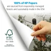 HP Office20 Printer & Copy Paper, 5 Reams, White, Letter (8.5" x 11"), 2500 Sheets Per Case, 20 Lb, 92 Brightness
