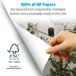 HP Office20 Printer & Copy Paper, 5 Reams, White, Letter (8.5" x 11"), 2500 Sheets Per Case, 20 Lb, 92 Brightness