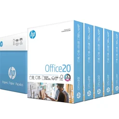 HP Office20 Printer & Copy Paper, 5 Reams, White, Letter (8.5