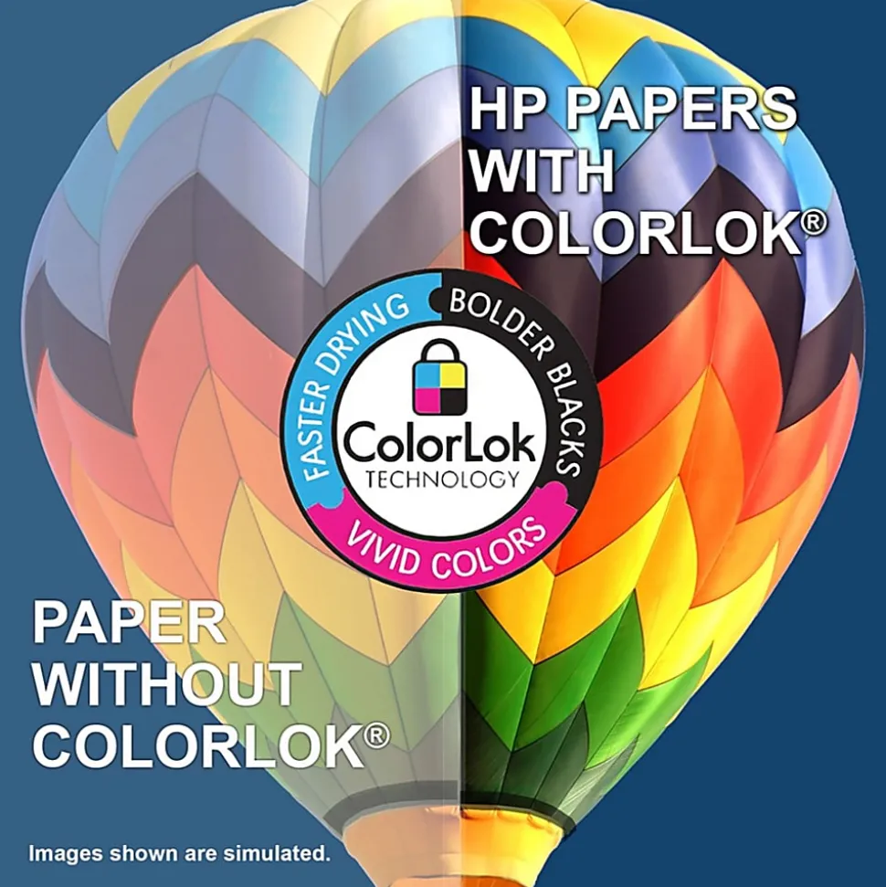HP Papers Inkjet Paper, 3 Reams, White, Letter Size (8 1/2" x 11"), 1500 Sheets Total, 500 Sheets Per Ream, 20 lb, 96 Brightness