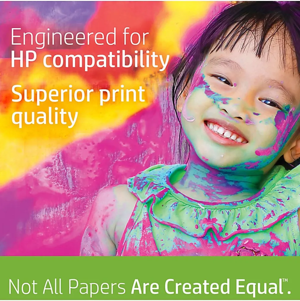 HP Papers Inkjet Paper, 3 Reams, White, Letter Size (8 1/2" x 11"), 1500 Sheets Total, 500 Sheets Per Ream, 20 lb, 96 Brightness