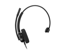 HP Poly Mission 415 - Mission 400 Series - headset - on-ear - wired - active noise canceling - USB-A, USB-C - black - Works With Chromebook Certified, Certified for Microsoft Teams, Google Meet Certified, Zoom Certified