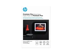 HP Premium Plus Photo Paper for Inkjet Printers, Soft Gloss, 4" x 6", 80 Lb., Pack Of 100 Sheets (CR666A)