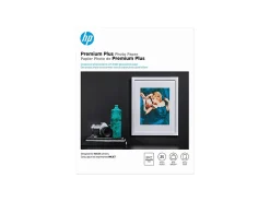 HP Premium Plus Photo Paper for Inkjet Printers, Glossy, Letter Size (8 1/2