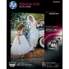 HP Premium Plus Photo Paper for Inkjet Printers, Soft Gloss, Letter Size (8 1/2" x 11"), 80 Lb, Pack Of 50 Sheets (CR667A)