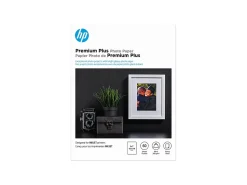 HP Premium Plus Photo Paper for Inkjet Printers, Glossy, 5" x 7", 80 Lb., Pack Of 60 Sheets (CR669A)