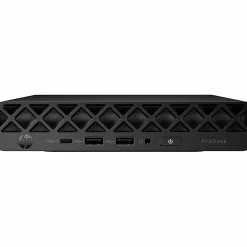 HP ProDesk 4 G1i Desktop Computer, Intel Core Ultra 5 235T, 16 GB, 256 GB PCI Express NVMe SSD, Mini PC, Jack Black, D32M1UTABA